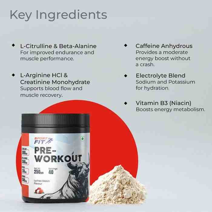 best pre workout for beginners in india